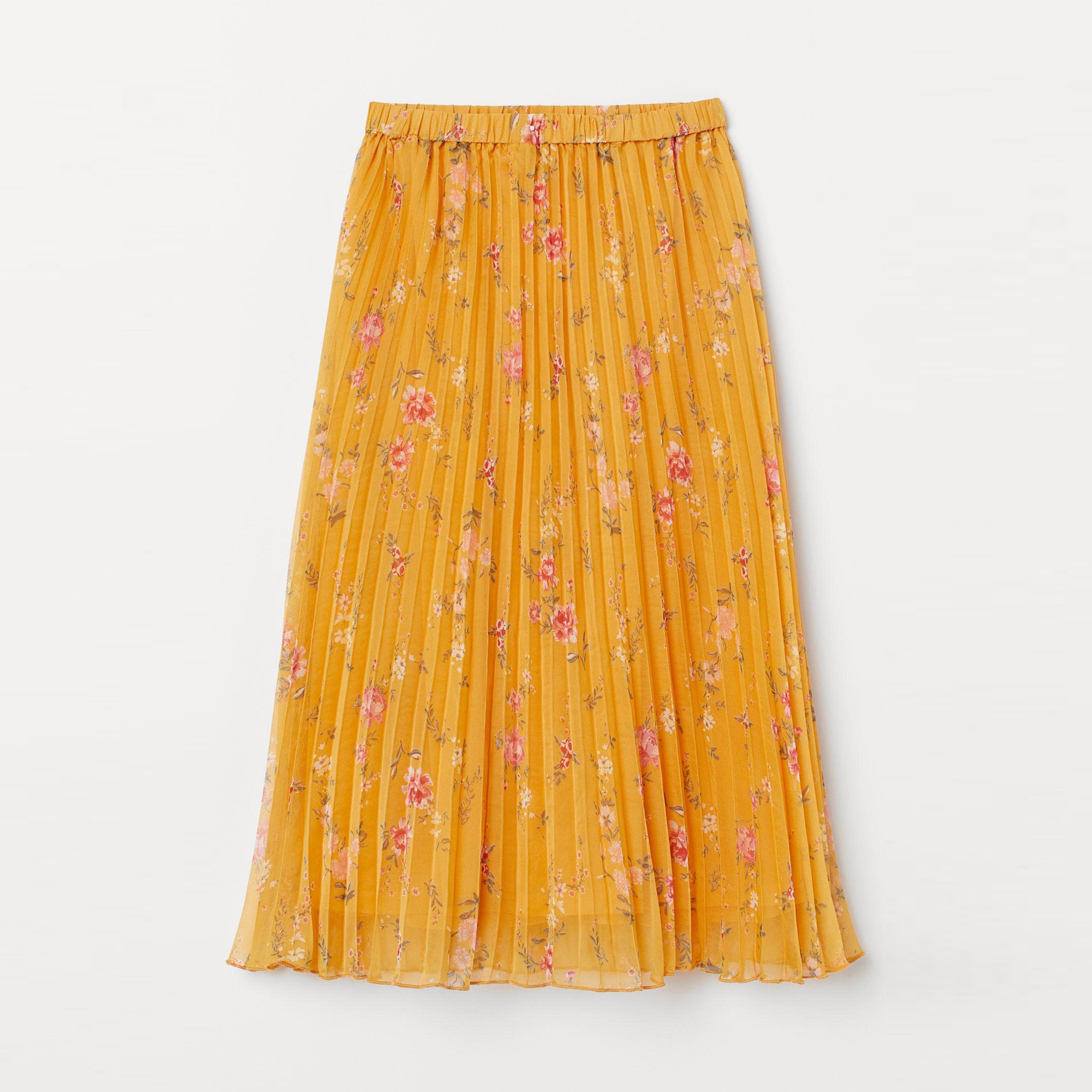 

Юбка H&M 7195239-ACFV 36 Желтая с разноцветным