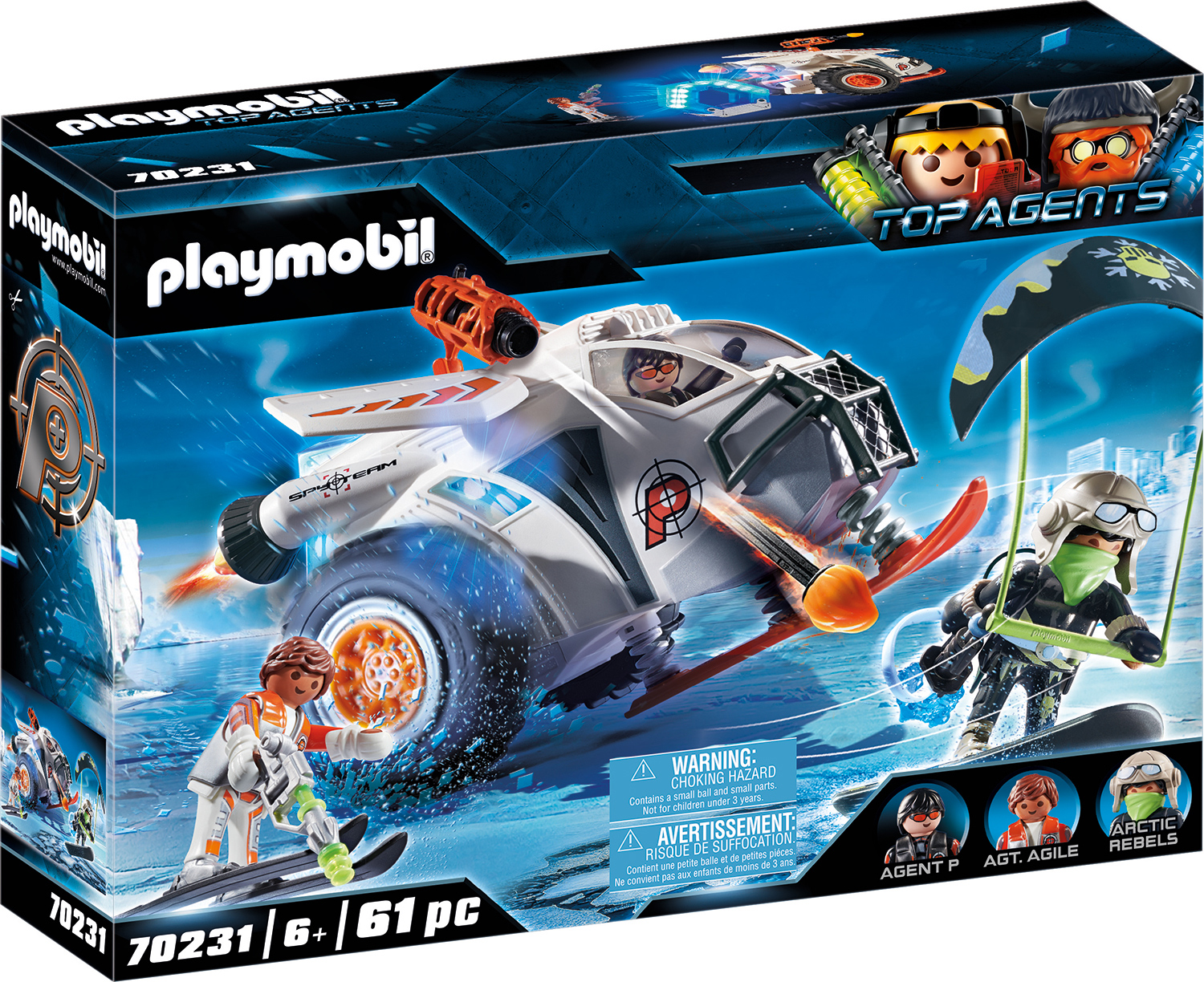 

Игровой набор Playmobil 70231 Шпионский Снегокат (4008789702319)