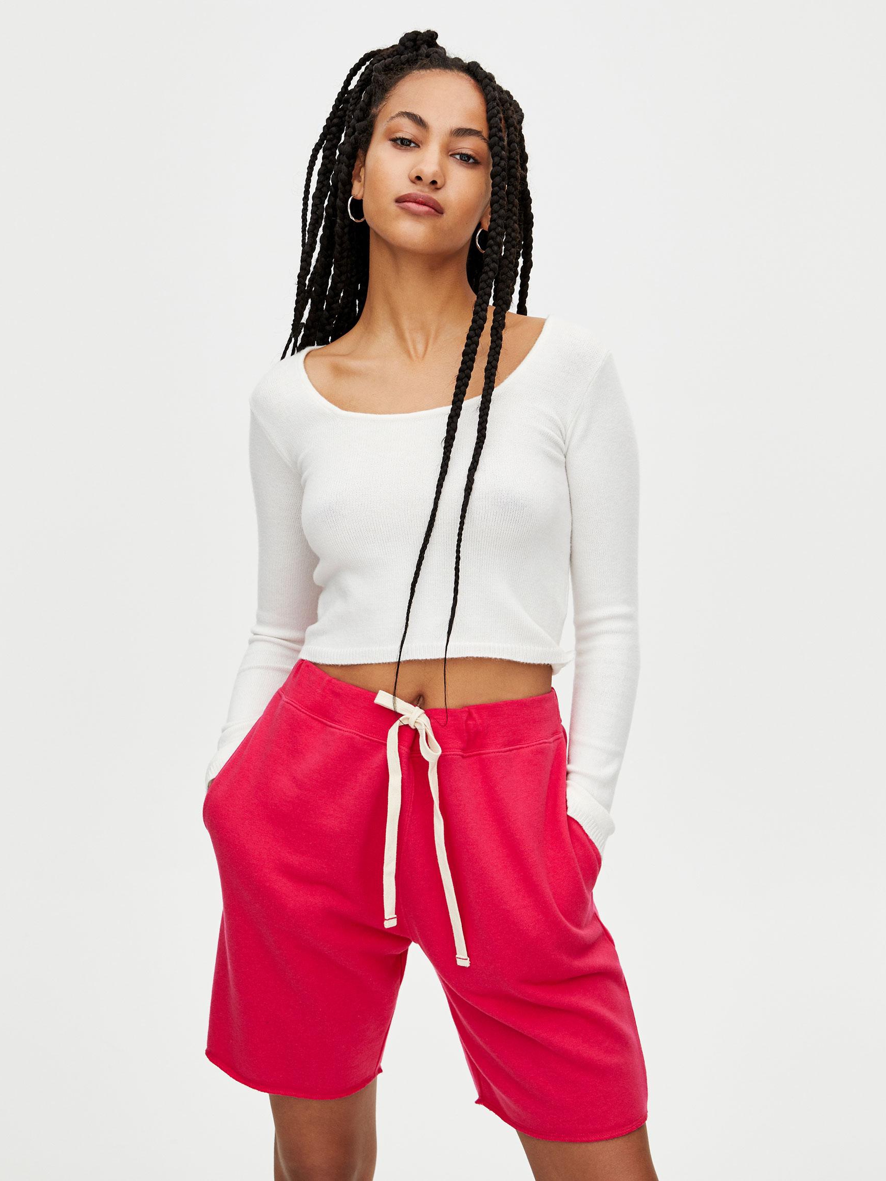 

Джемпер Pull & Bear 5558302712-ACTS XS Белый