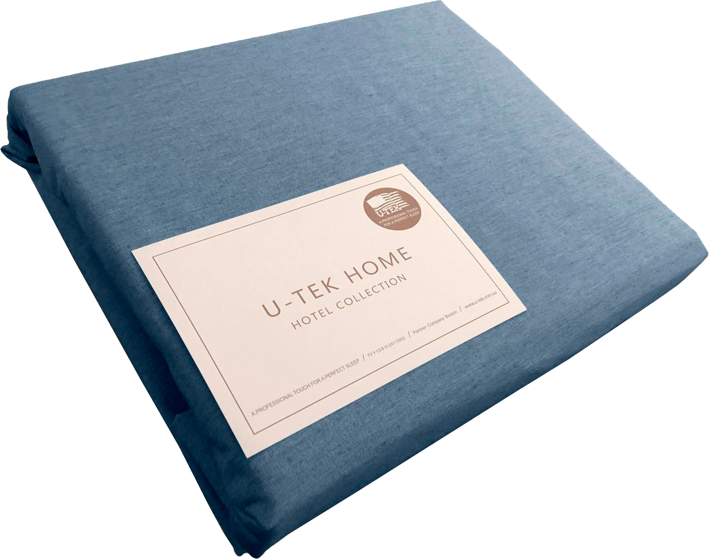 

Простынь U-tek Cotton Melange Blue 160х200