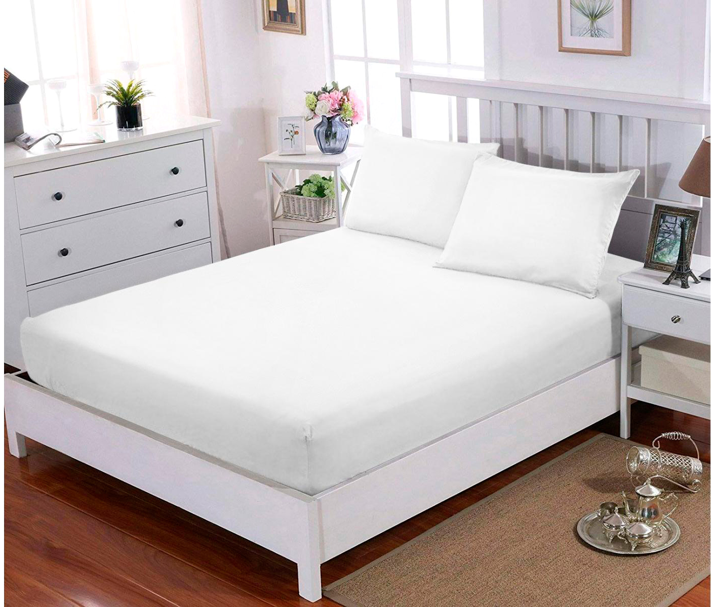 

Простынь U-tek Cotton White 80х200 + Наволочка 50х70