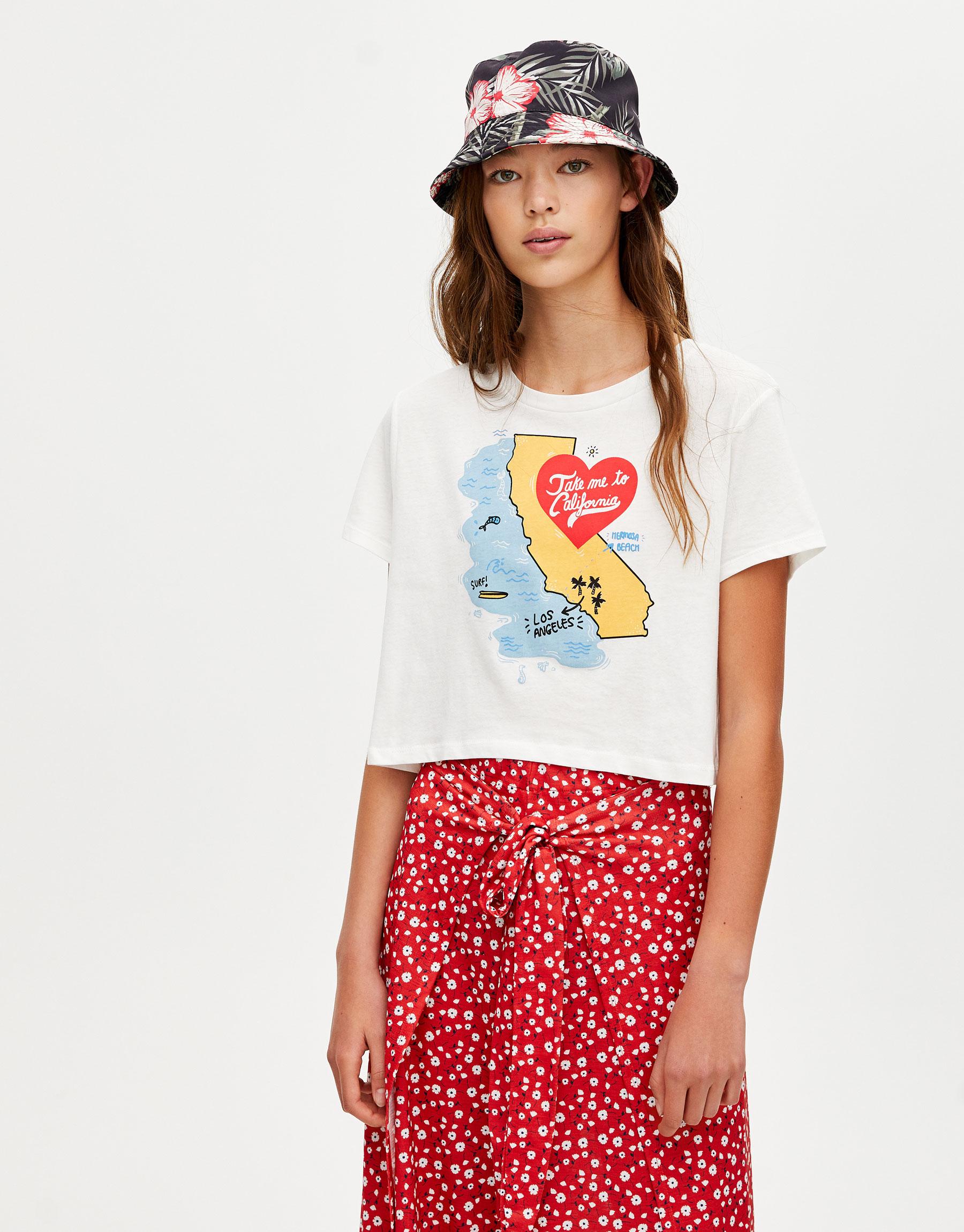 

Футболка Pull & Bear 5246388805-AAPT S Белая