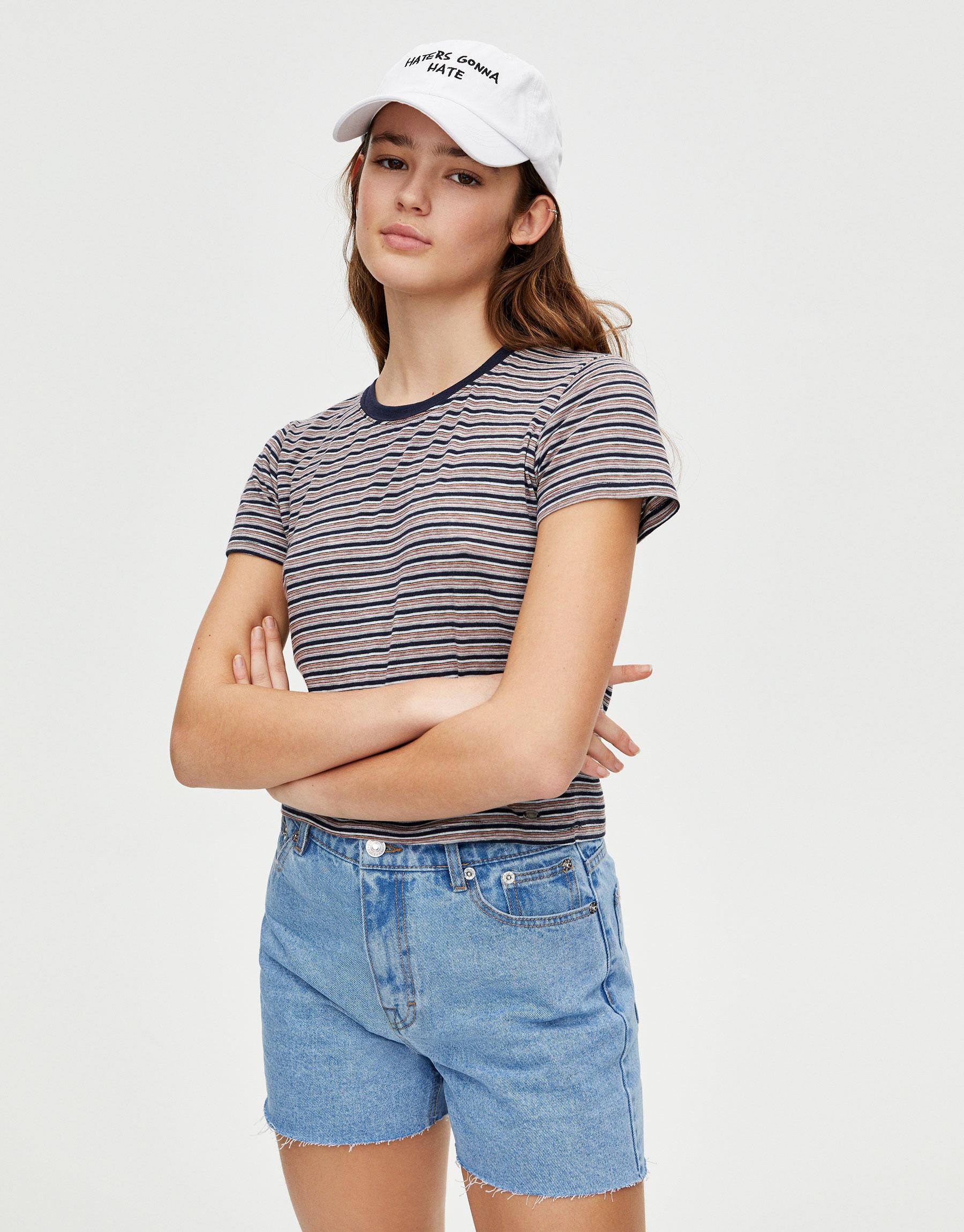 

Футболка Pull & Bear 5246350803-AAUB M Разноцветная