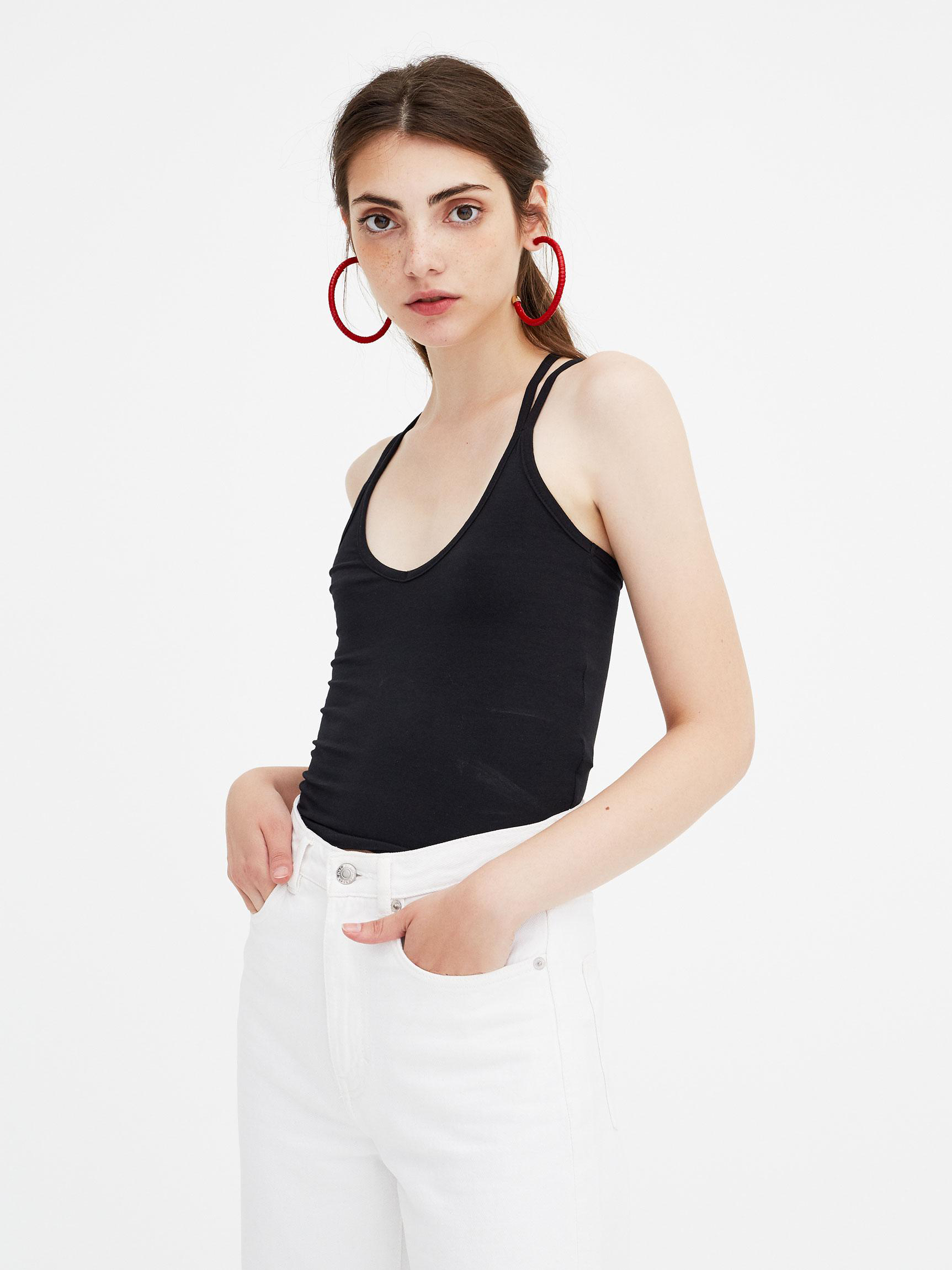 

Топ Pull & Bear 5231336800-AAAD S Черный