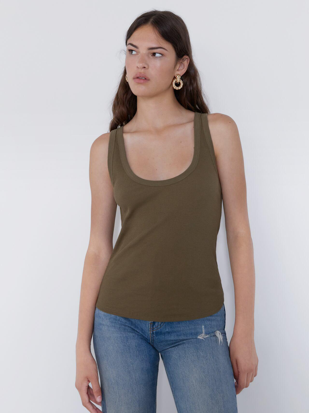 

Майка Zara 4770626505-ACUB L Бледно-зеленая