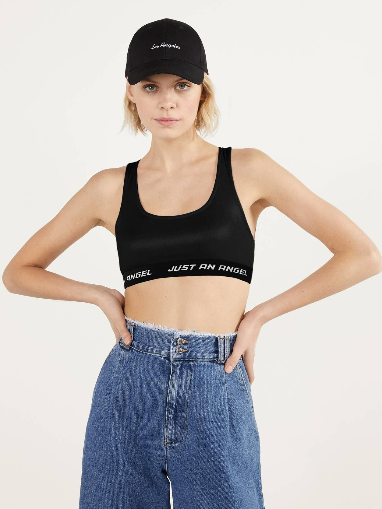 

Топ Bershka 3187256800-AAAD XS Черный