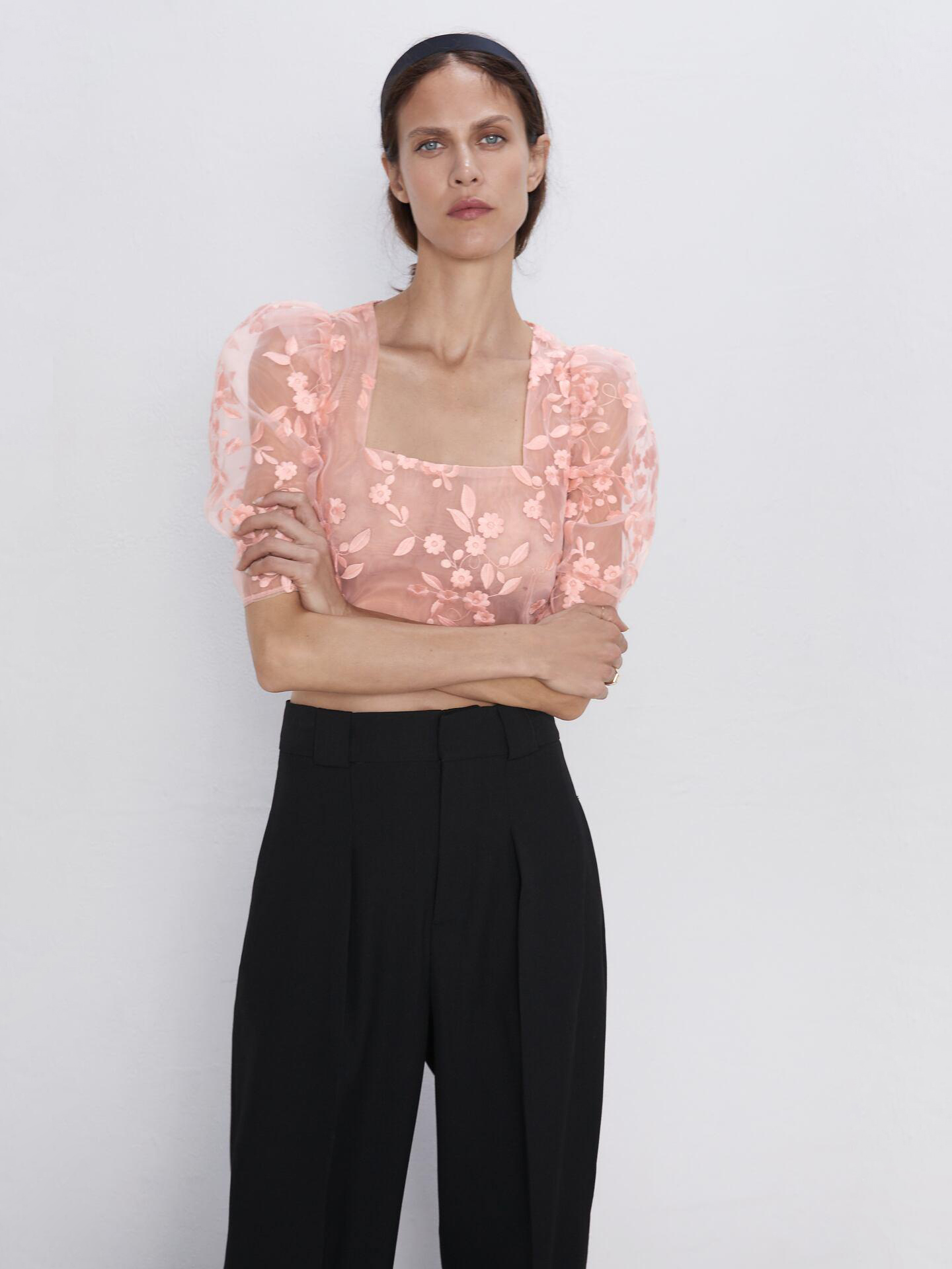 

Топ Zara 2878484620-ACWG L Розовый