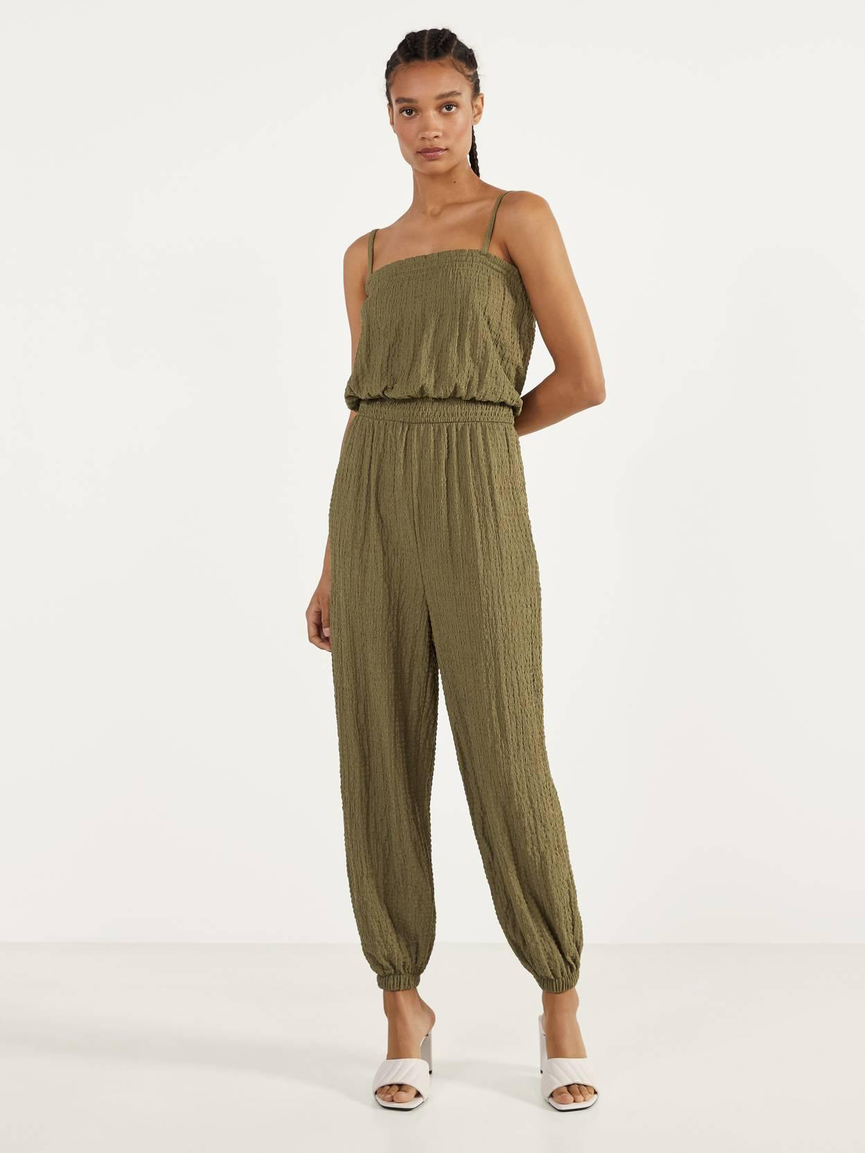 

Комбинезон Bershka 2727326505-ACUW L Зеленый