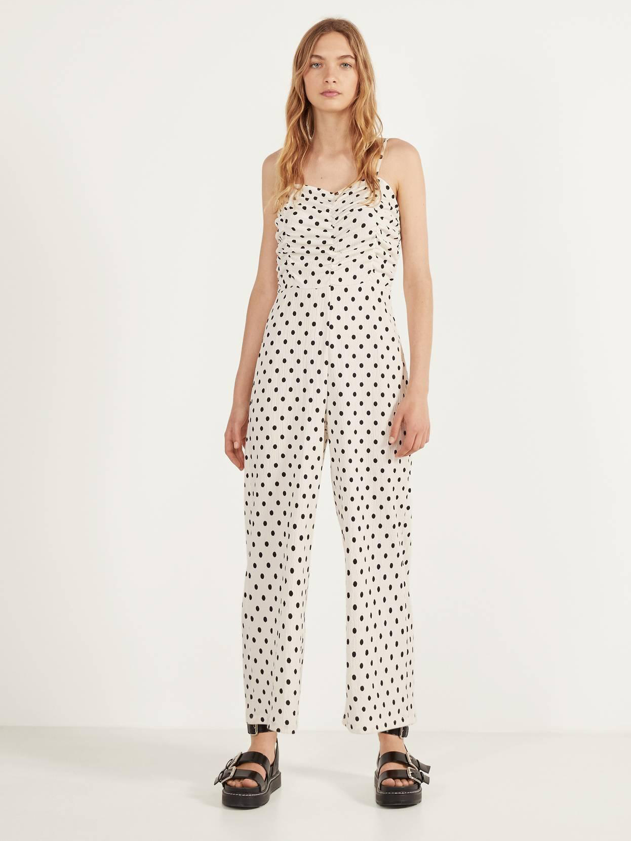 

Комбинезон Bershka 2722326712-ACTG M Белый с черным