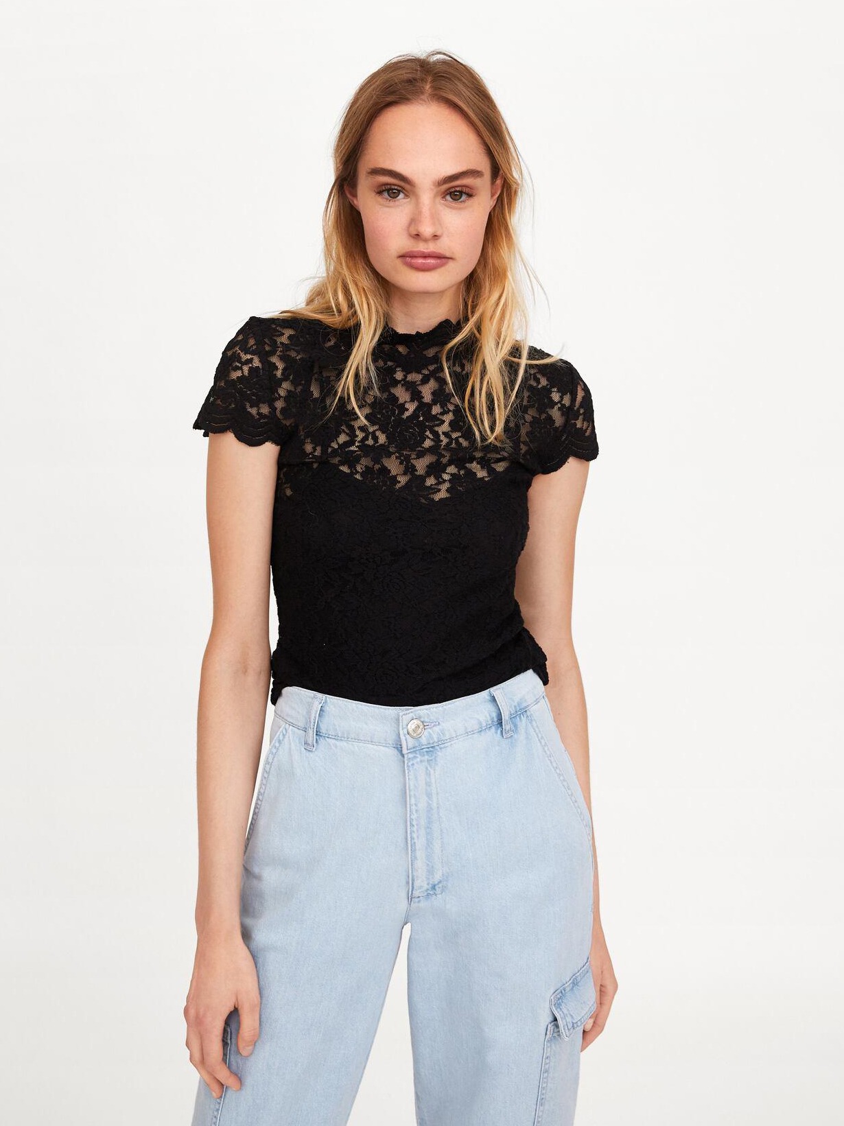 

Топ Zara 2712301800-AAAD S Черный