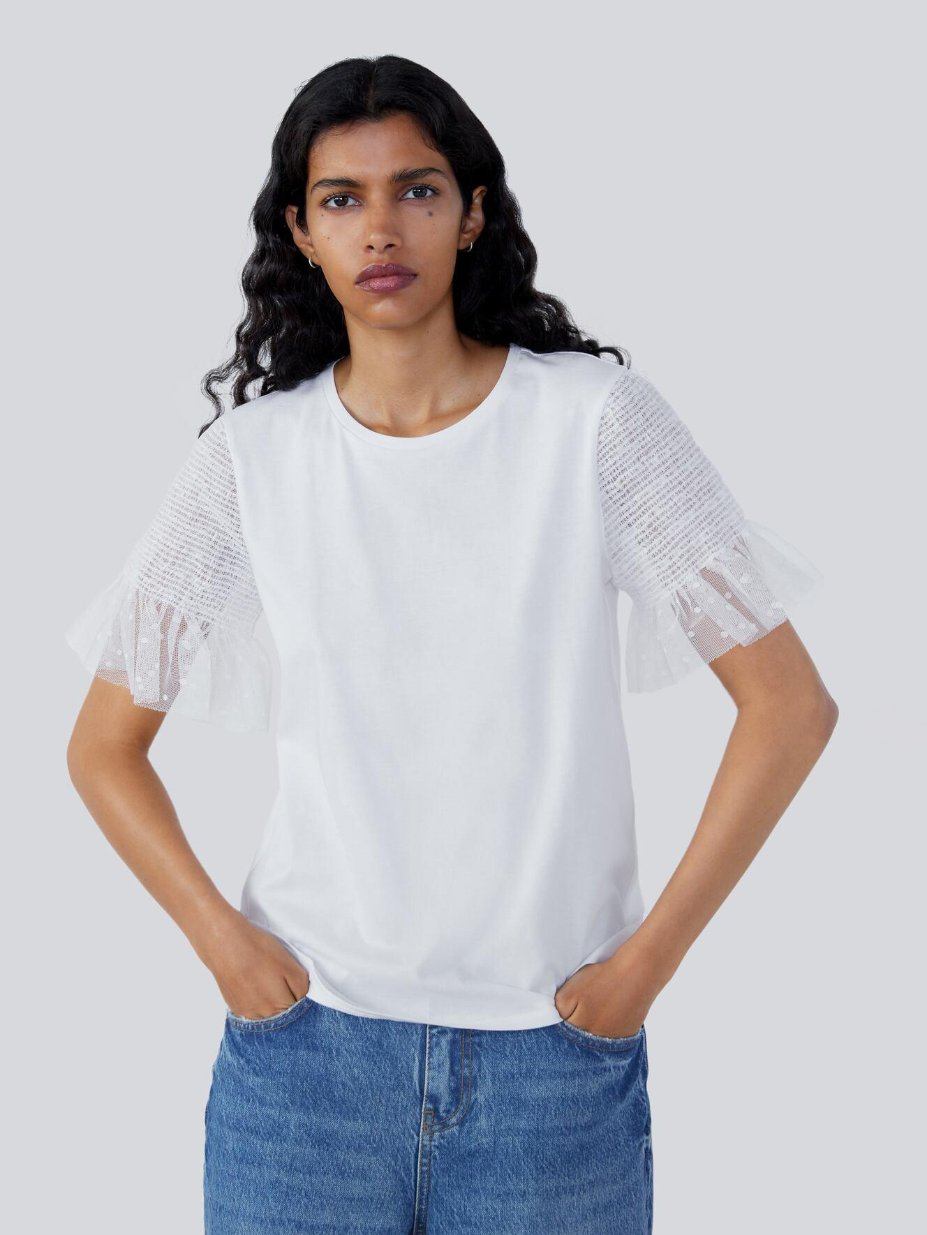 

Топ Zara 2298456250-ACTS XL Белый
