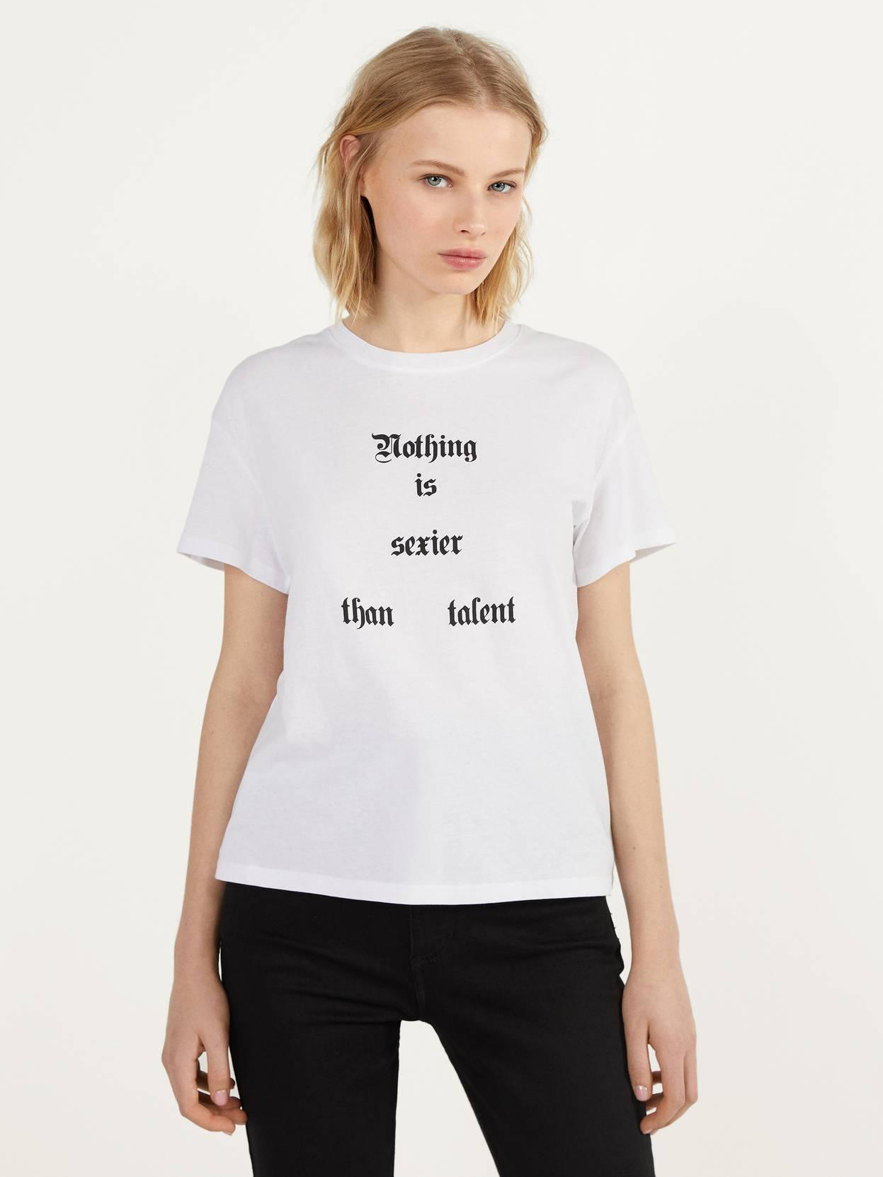 

Футболка Bershka 2233880251-AAPT XS Белая
