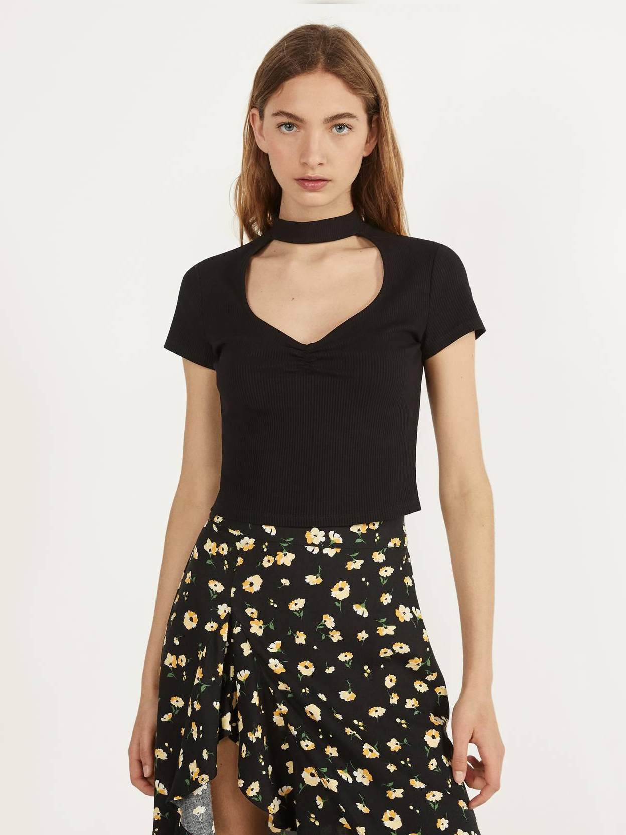 

Топ Bershka 2003326800-AAAD M Черный