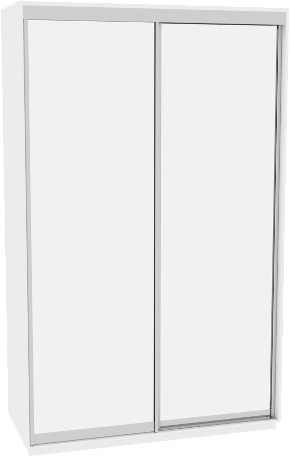 

Шкаф-купе ДОМ Фаворит В166 Белый Зеркало 160x60x240