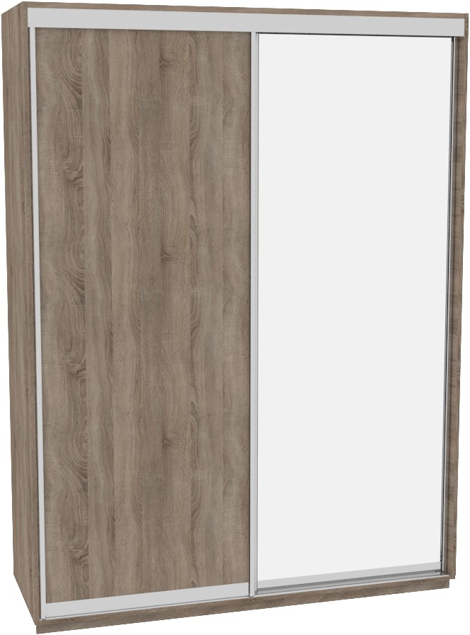 

Шкаф-купе ДОМ Фаворит В176 Дуб сонома трюфель ДСП+Зеркало 170x60x220