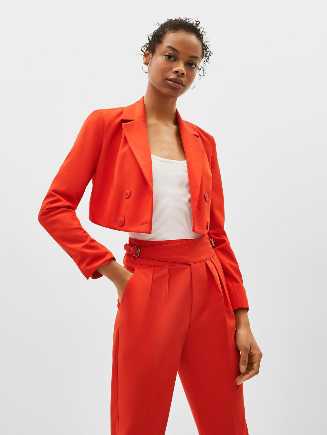 

Жакет Bershka 1154168675-ACVF S Красный