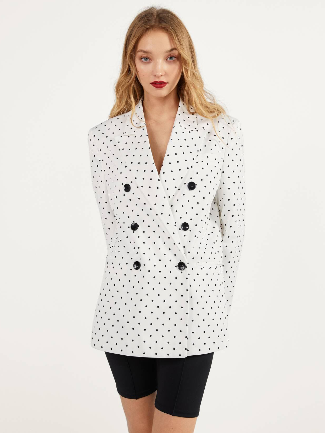 

Пиджак Bershka 0987168712-ADNE M-L Белый