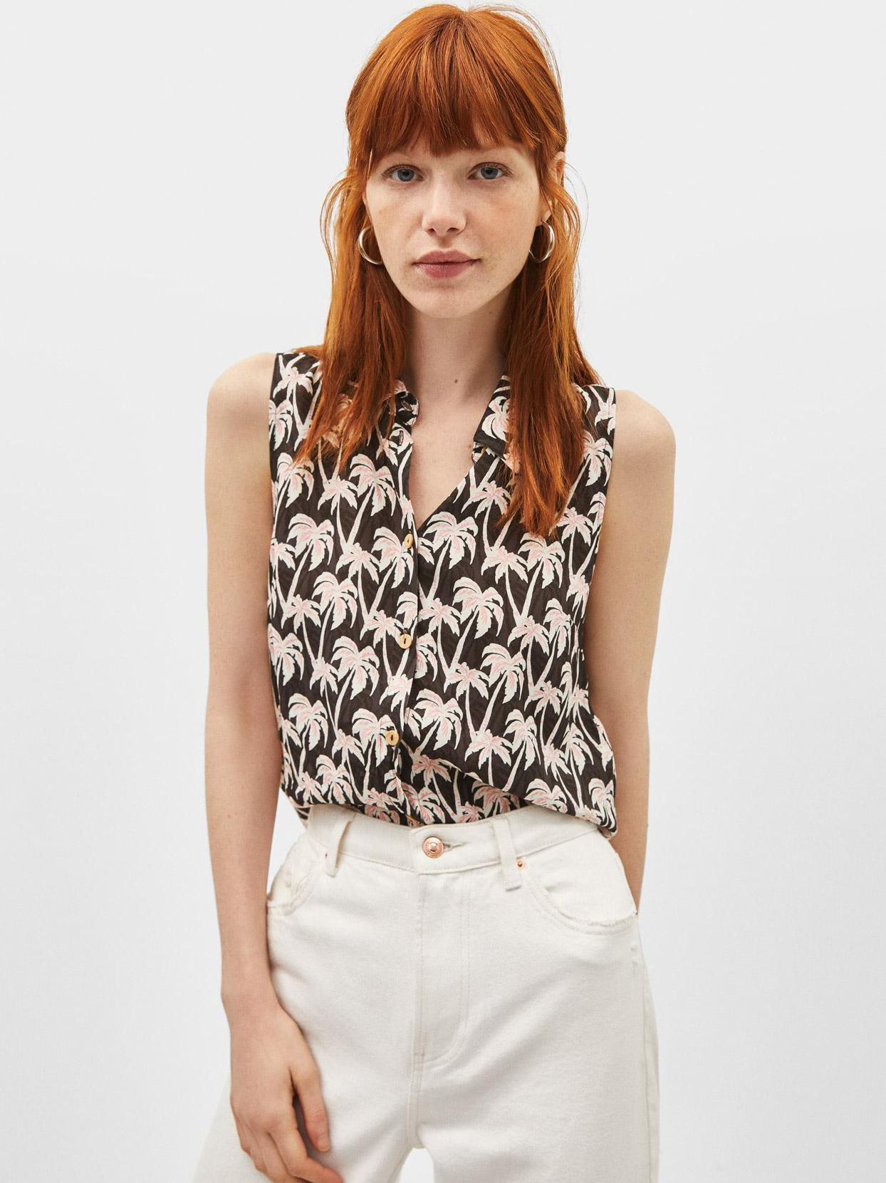 

Блузка Bershka 0980168800-ADMZ S Черная