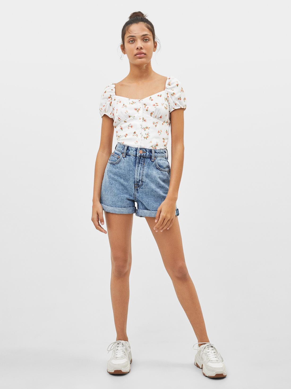 

Топ Bershka 0917513712-AAXY L Белый