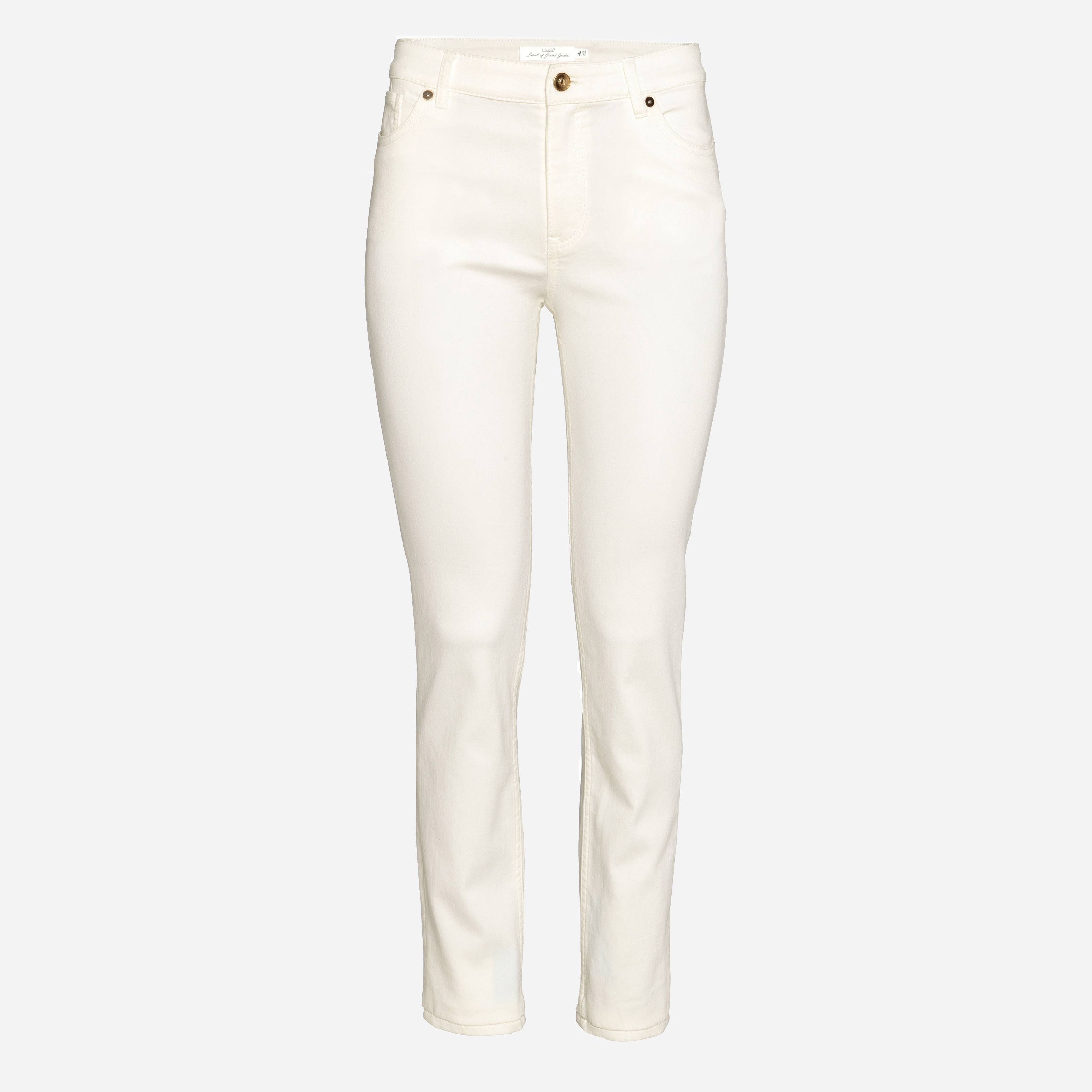 

Брюки H&M 01-0485950-5  Белые, Брюки H&M 01-0485950-5 38 Белые