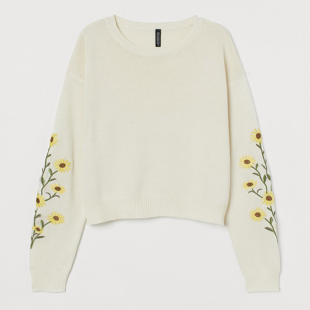 

Джемпер H&M 0640131-1 S Молочный