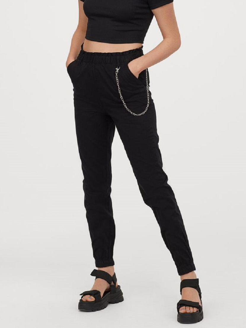 

Брюки H&M 0884245-1 38 Черные