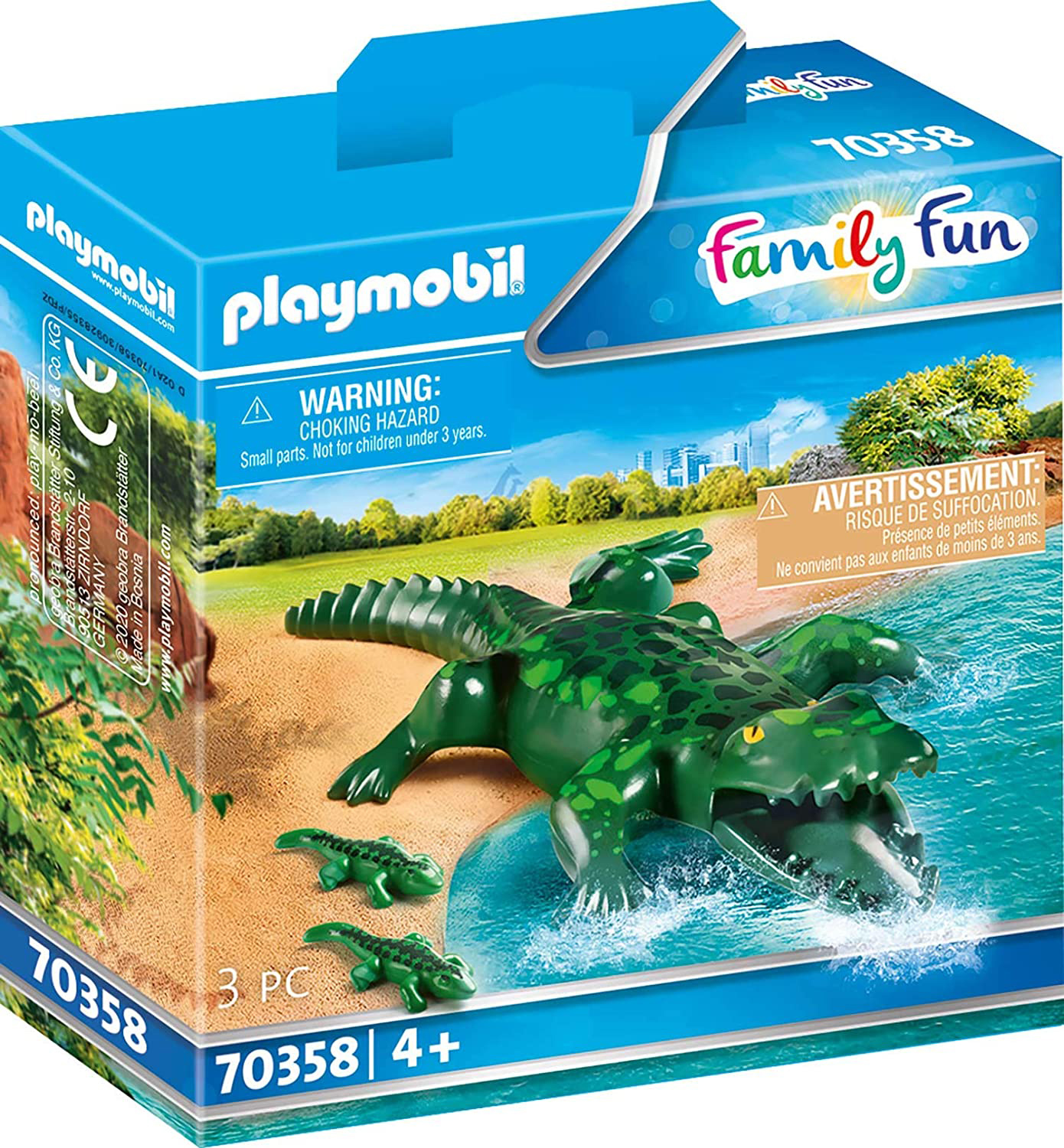 

Игровой набор Playmobil 70358 Аллигатор с детенышами (4008789703583)