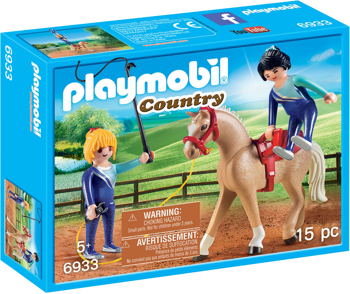 

Игровой набор Playmobil 6933 Жокей и лошадь (4008789069337)