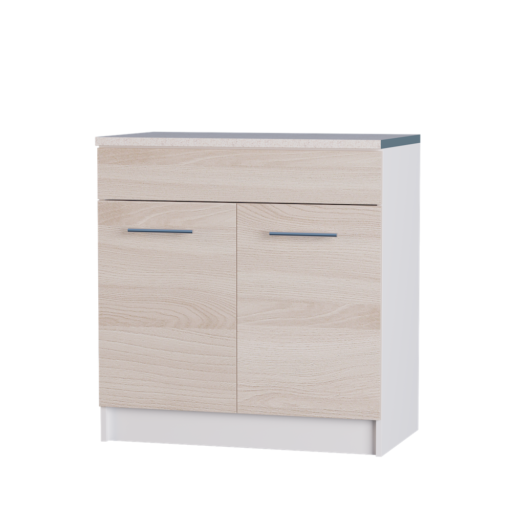 

Кухня Эко модуль Низ мойка 800 + столешница Omni Home Ясень Шимо Светлый 80х46х85 см