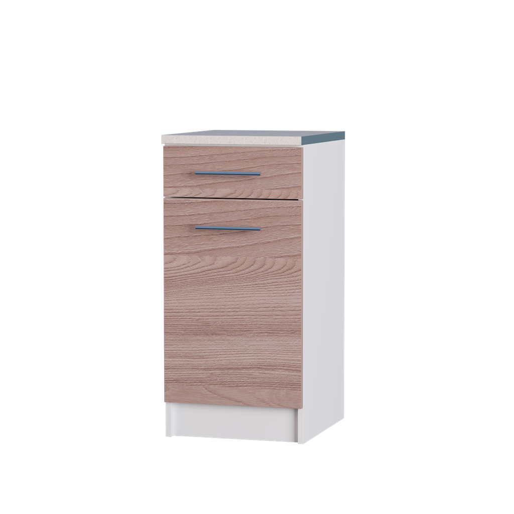 

Кухня Эко модуль Низ ящик 400 + столешница Omni Home Ясень Шимо Темный 40х46х85 см