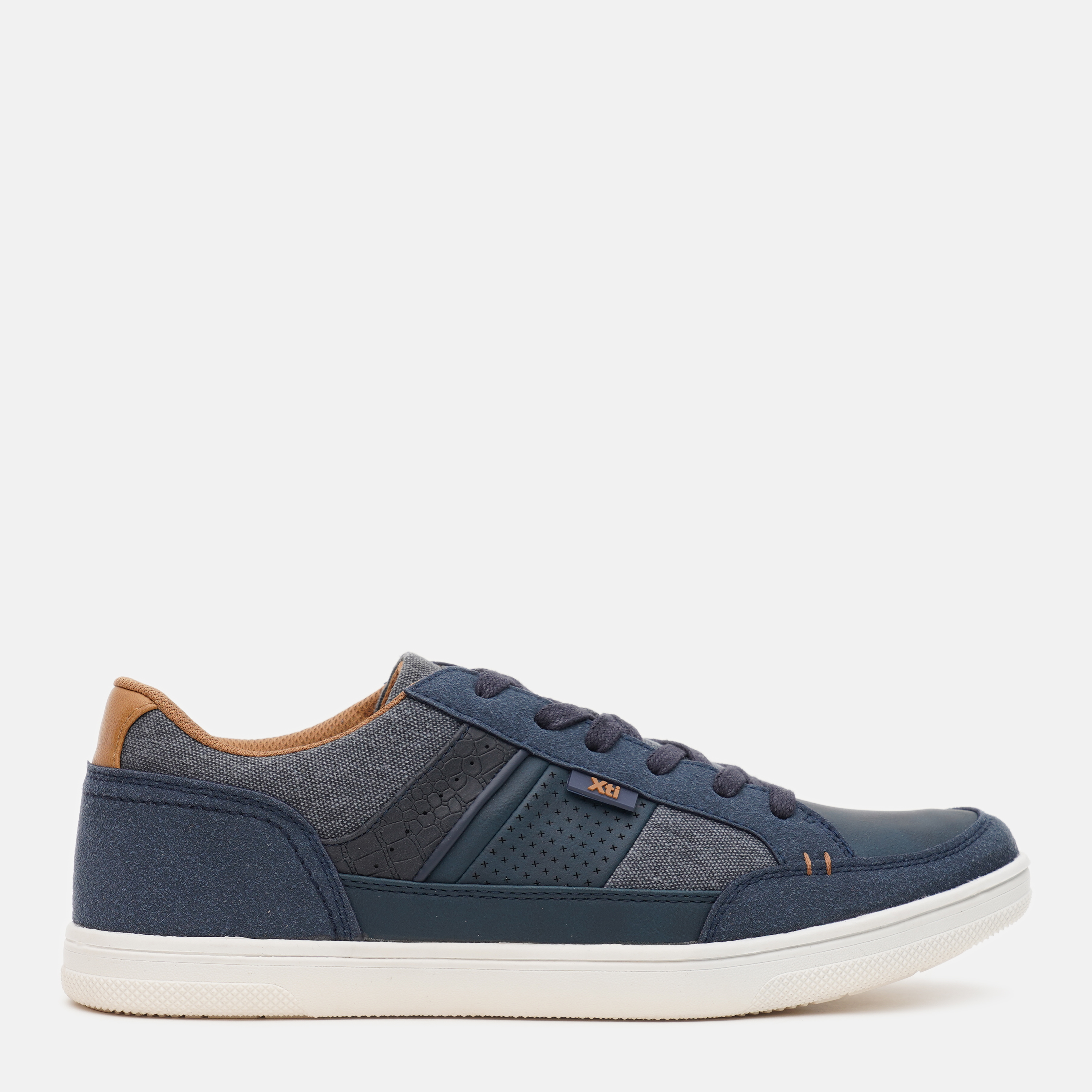 

Кеды XTI Navy Canvas Combined Men Shoes 48725-509 41 25.5 см