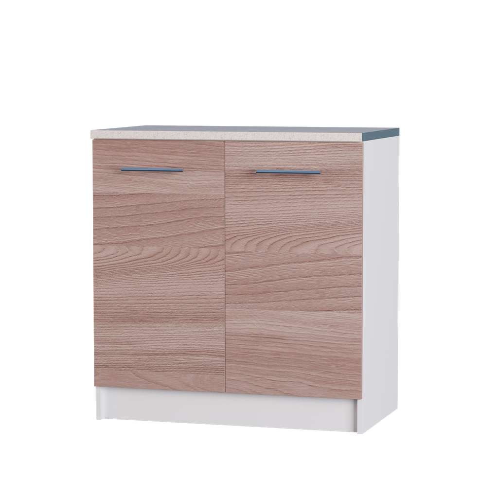 

Кухня Эко модуль Низ 800 + столешница Omni Home Ясень Шимо Темный 80х46х85 см