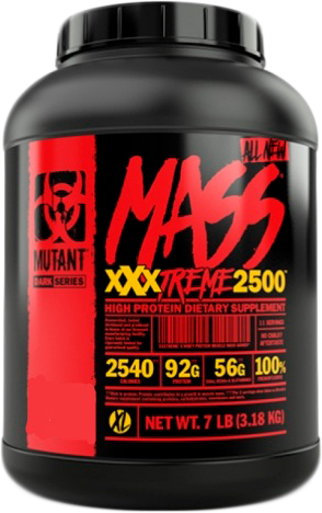 

Гейнер Mutant Mass Extreme 2500 - 3180 г - Cookies Cream (811662026600)