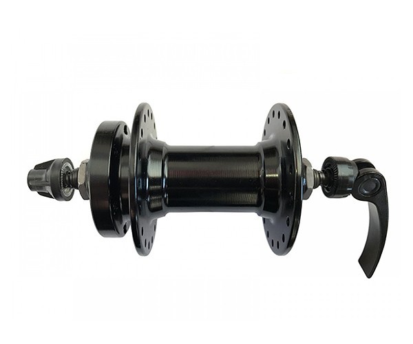 

Передняя алюминиевая втулка (эксцентрик) на промподшипнике (под дисковые тормоза 6 болтов) черный