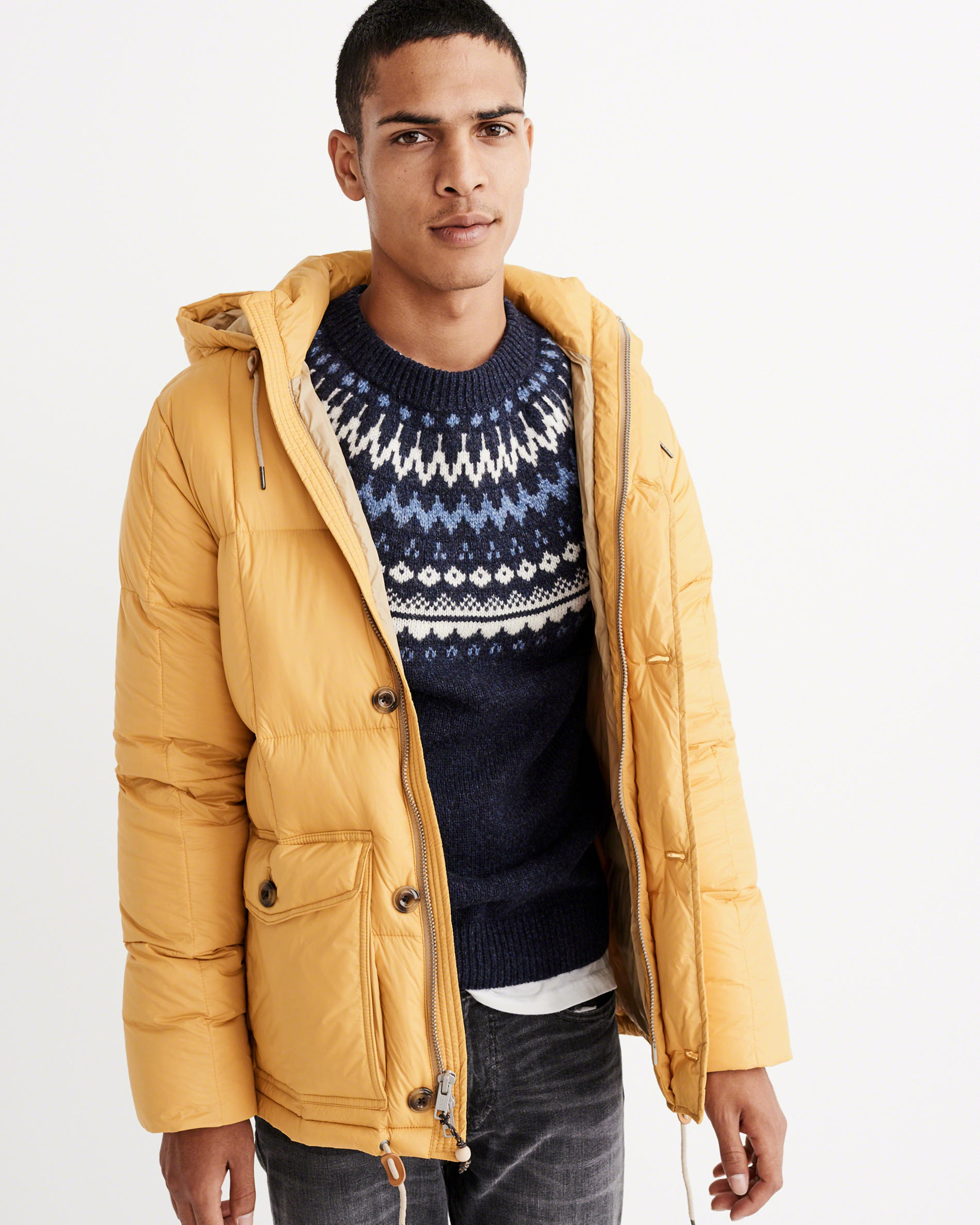 

Куртка зимняя - мужская куртка Abercrombie & Fitch AF2252M  Желтый, Куртка зимняя - мужская куртка Abercrombie & Fitch AF2252M XL Желтый