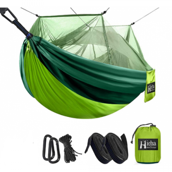 

Гамак туристический, подвесной, с москитной сеткой Umbrella Зеленый (IM-48368)