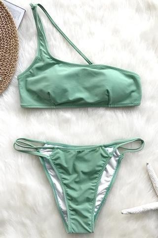 

Купальник раздельный CUPSHE хаки L AB20345G