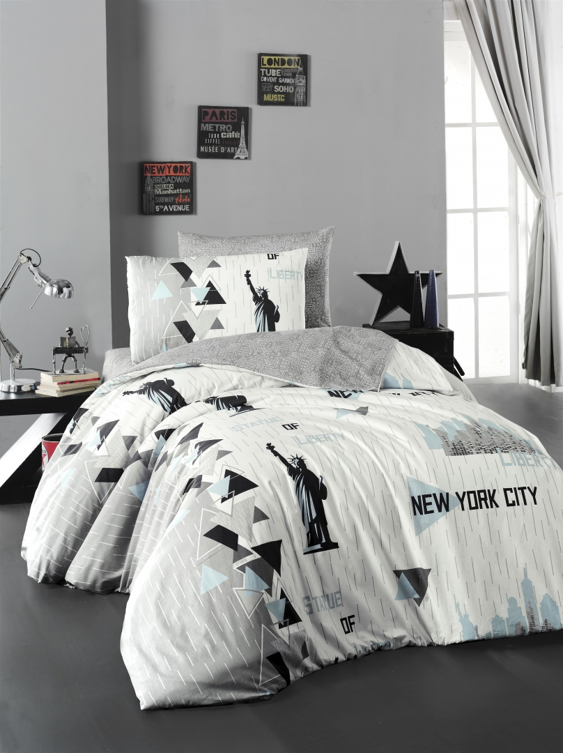 

Постельное белье Ranforce 160 х 220 см New York First Choice k-frs 31052