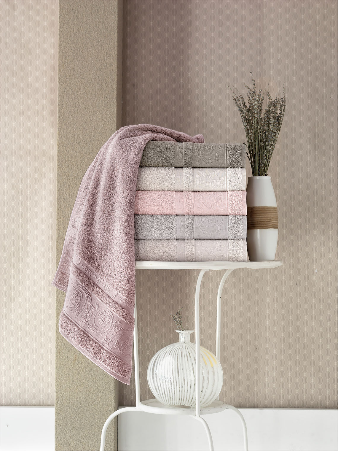 

Набор полотенец 50х90 Pupilla Collection Lalezar, лицевые 6 шт. Pupilla k-3023
