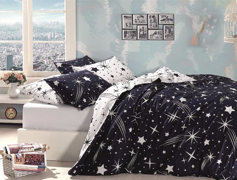 

Постільна білизна Ranforce 200 х 220 см Star First Choice k-1941-71-160