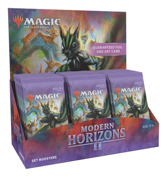 

Настольная игра Wizards of the Coast Дисплей бустеров Set Booster выпуска Modern Horizons 2 Magic The Gathering АНГЛ (C97540001)