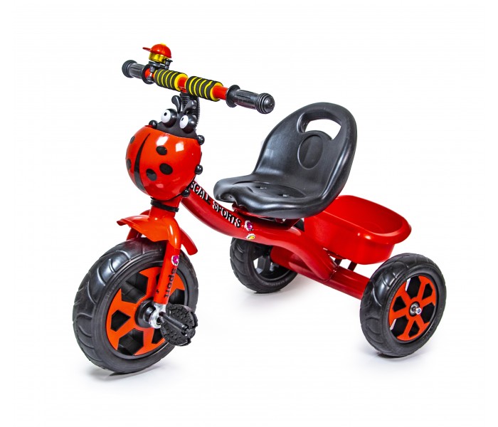 

Трехколесный велосипед Scale Sport с корзинкой Красный