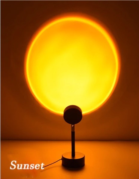 

Лампа Sunset Lamp проекционный светильник заката лампа-ночник имитирующая оранжевый закат
