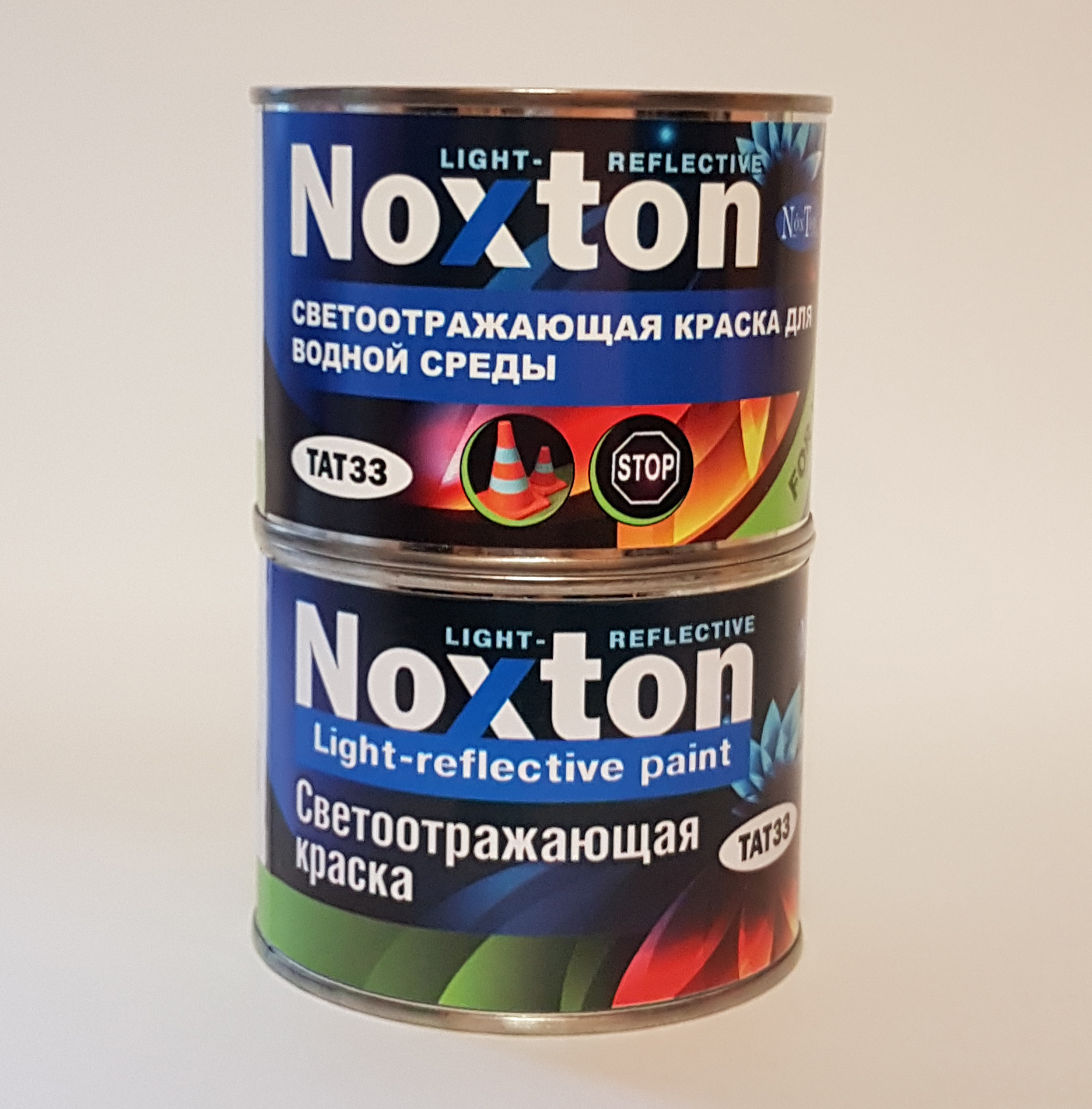 

Краска Отражающая NOXTON FOR WATER AREA LIGHT-REFLECTIVE для водной среды Серая с серым отражением 0,5 л