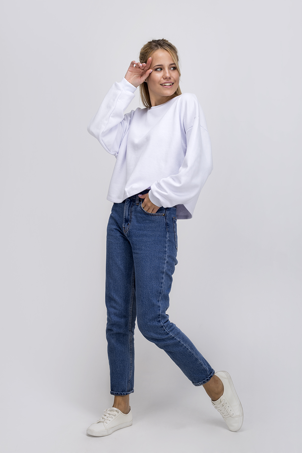 

Женский OLDISEN свитшот Oldisen “КРОП”-1 – Белый, XS-S | 40-44 SBK-01-XS-S