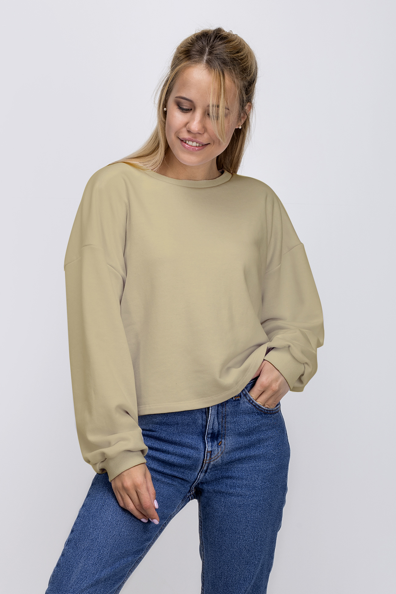

Бежевый OLDISEN свитшот Oldisen “КРОП”-7 – Беж, XS-S | 40-44 SBK-07-XS-S