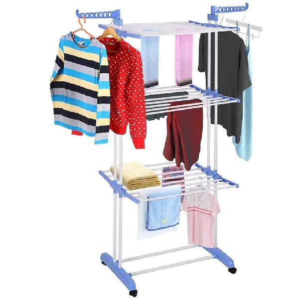 

Cушилка напольная для белья Tiers Garment rack складная трех уровневая (HF-00008705)