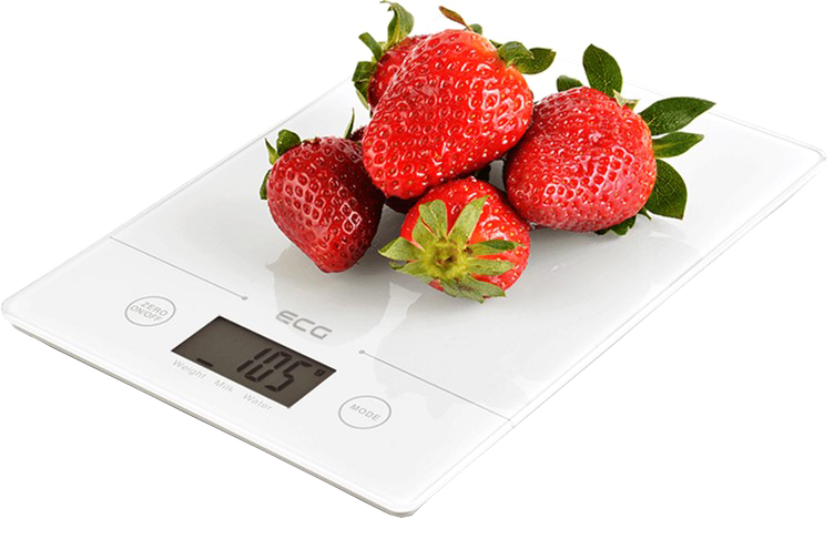 

Весы кухонные ECG KV 117 Slim white
