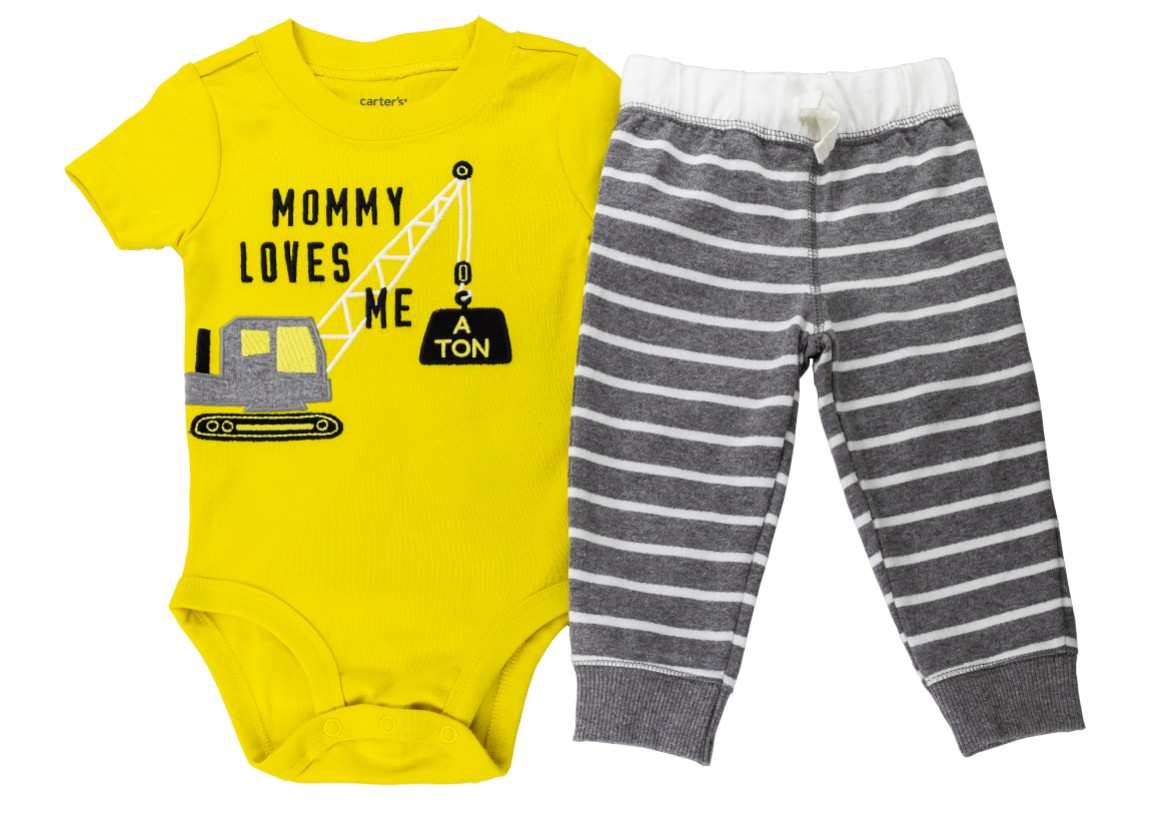 

Комплект Carter’s для мальчика 2 в 1 Mommy Loves Me 72 см