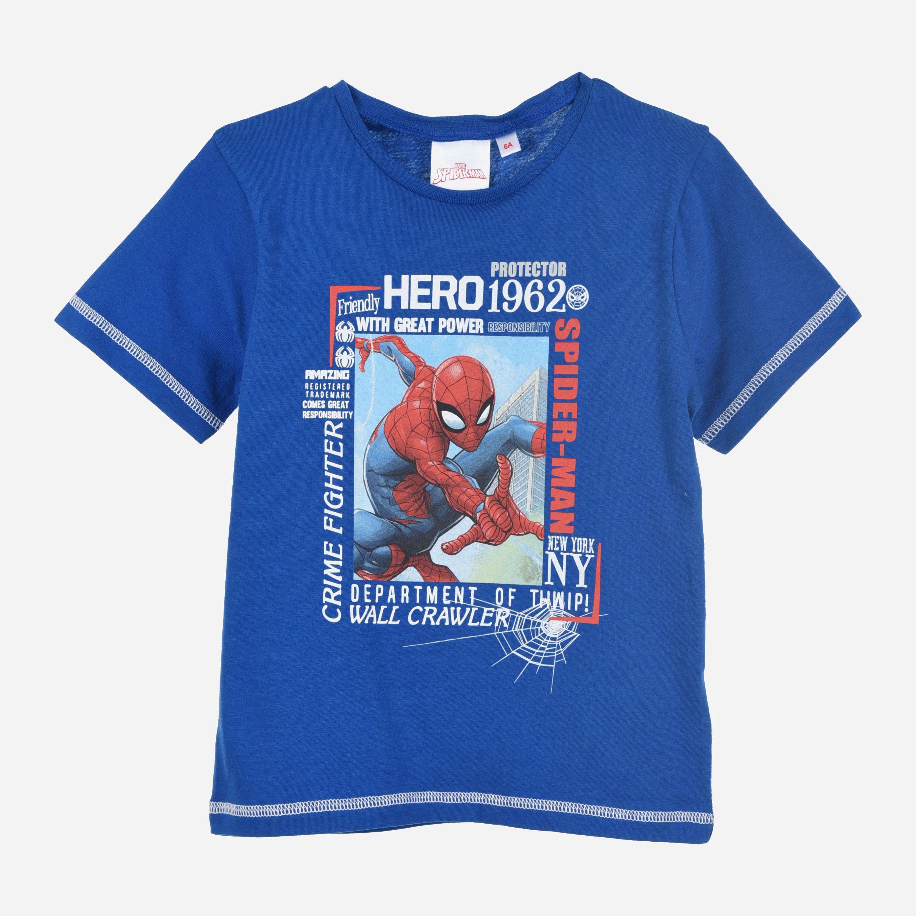 

Футболка Disney Spiderman UE1116 98 см Синяя